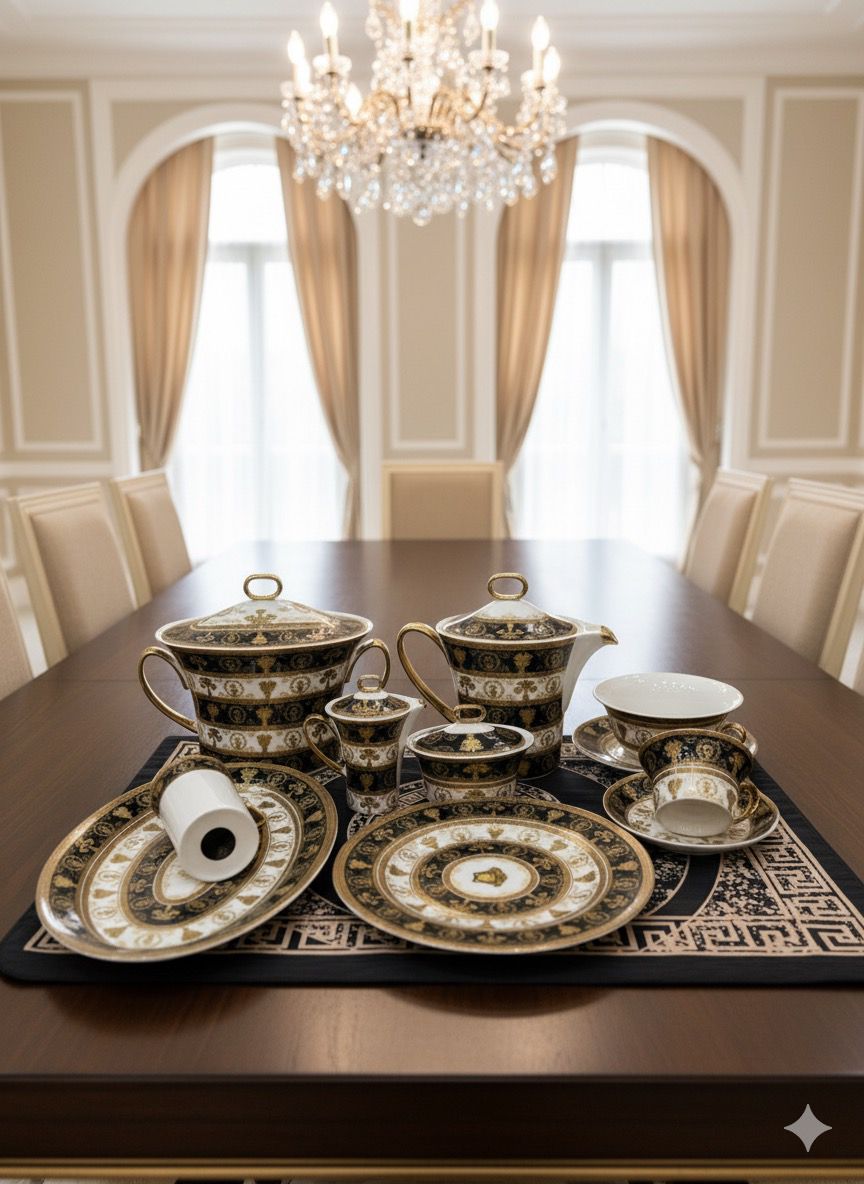 Versace Dinner Set ~ 77pcs