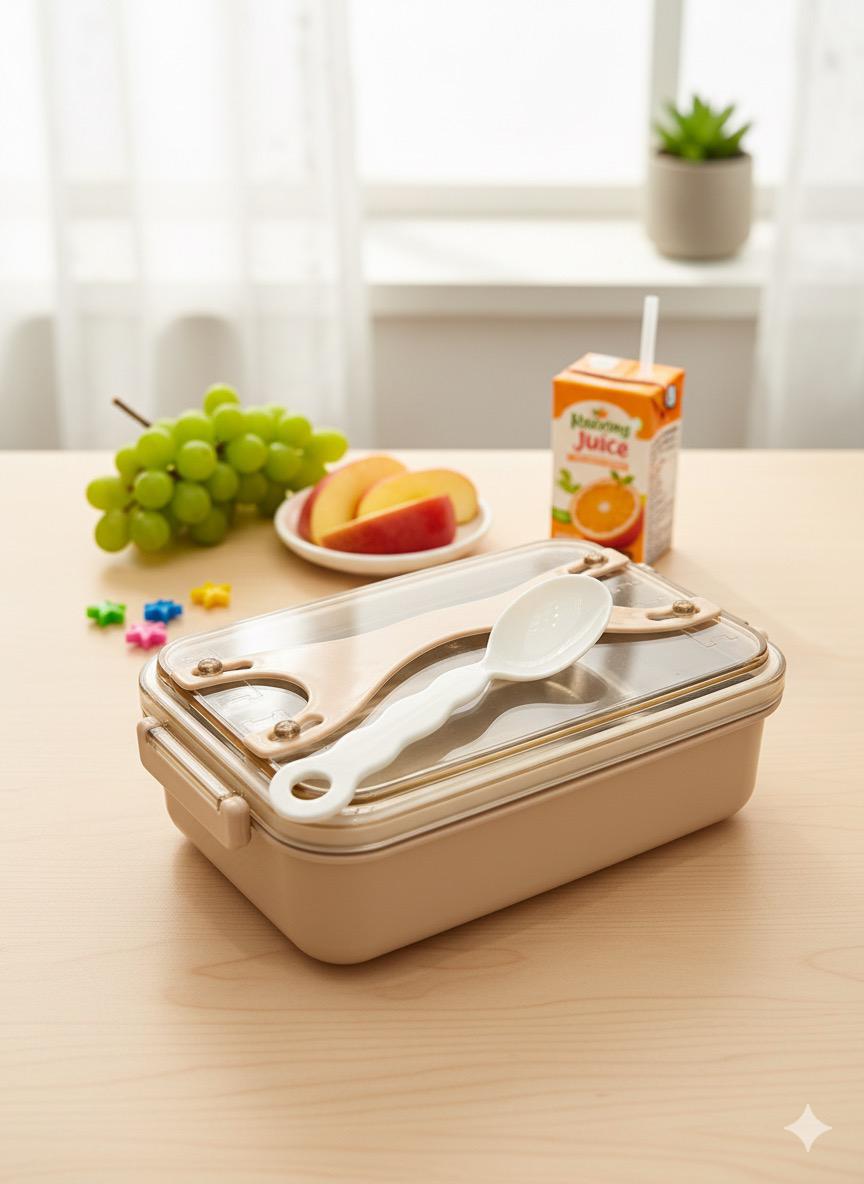 Lunch Box with Spoon