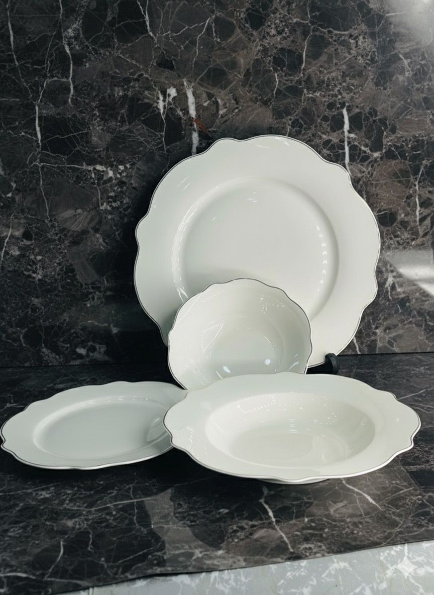 Japanese Plate Set ~ 24pcs