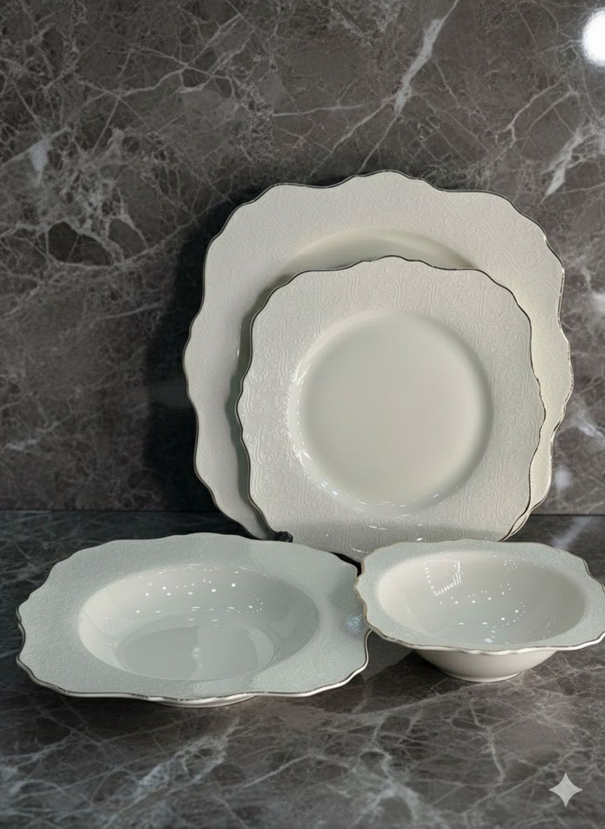 Japanese Plate Set ~ 24pcs