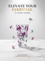 Preserved Purple Floral Ornament | Elegant Handcrafted Home Décor Piece