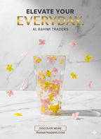 Preserved Yellow & Pink Floral Ornament | Soft Handcrafted Home Décor Piece