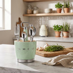 Smeg Cutlery Holder With 6 persons cutlery set