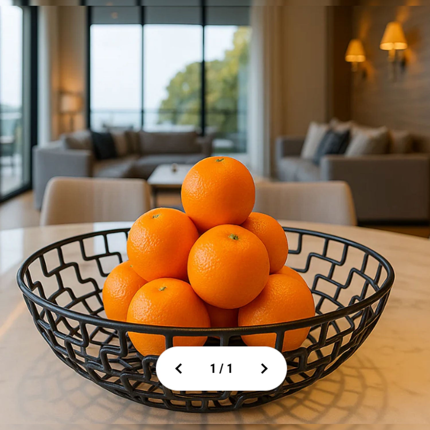 Metal Fruit Basket
