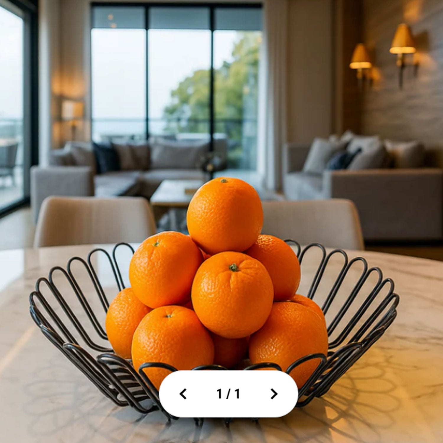 Metal Fruit Basket