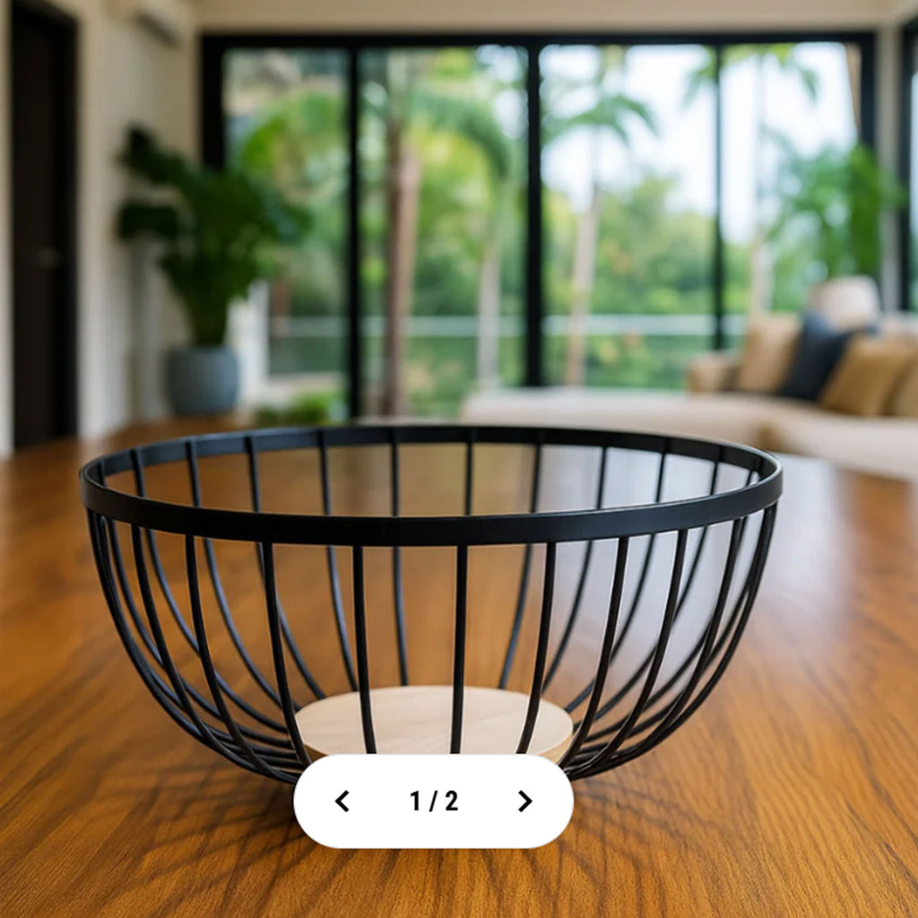 Metal Fruit Basket