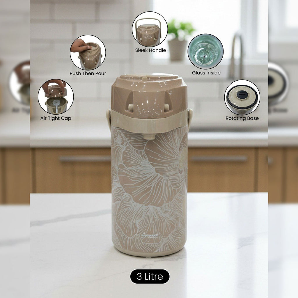Premium 3-Liter Airpot Thermos Flask