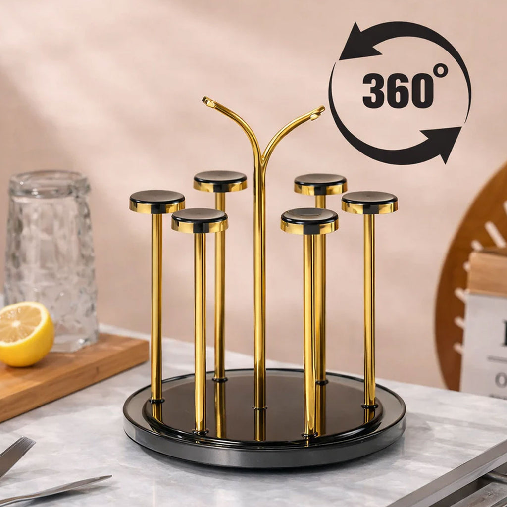 Premium 360° Rotating Glass Stand
