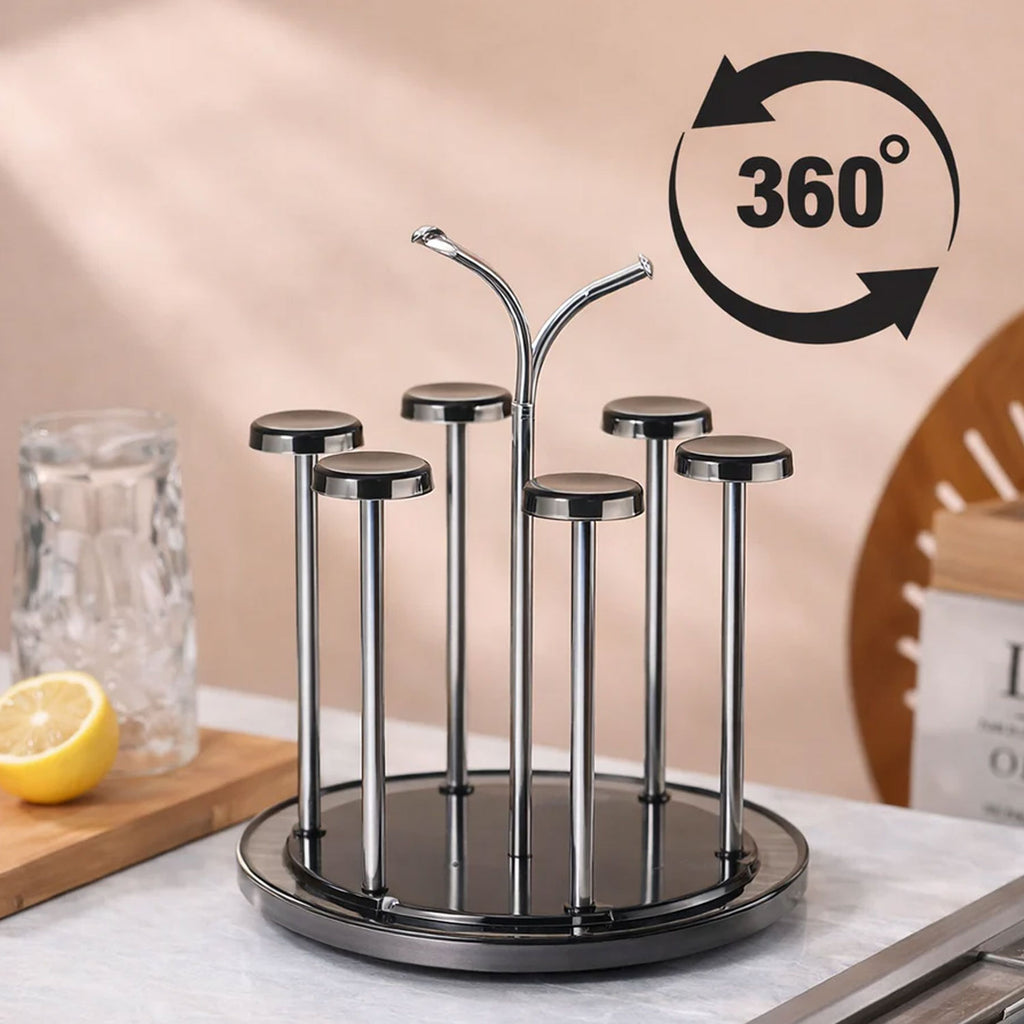 Premium 360° Rotating Glass Stand