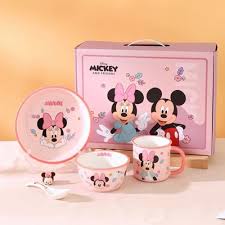 Disney mickey & friends dinnerware meal set | 14 pieces