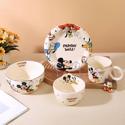Disney mickey & friends dinnerware meal | 6 pieces set