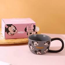 Disney mickey & friends ceramic wide handle cup | 300ml