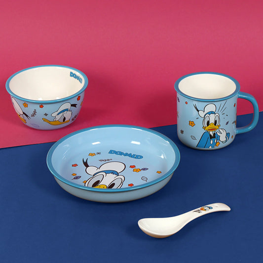 Disney mickey & friends dinnerware meal set | 6 Pieces-Donald Duck