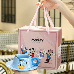 Disney mickey & friends cup & saucer set | Donald Duck
