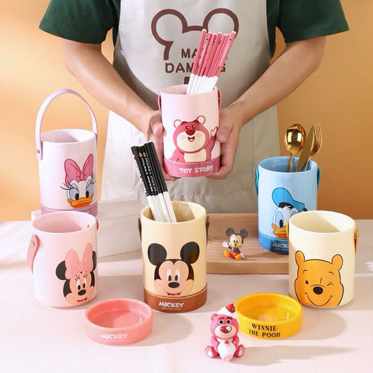Disney mickey & friends multipurpose organizer bucket with stand