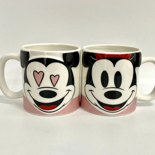 Disney mickey & friends ceramic embossed mug | Set of 2