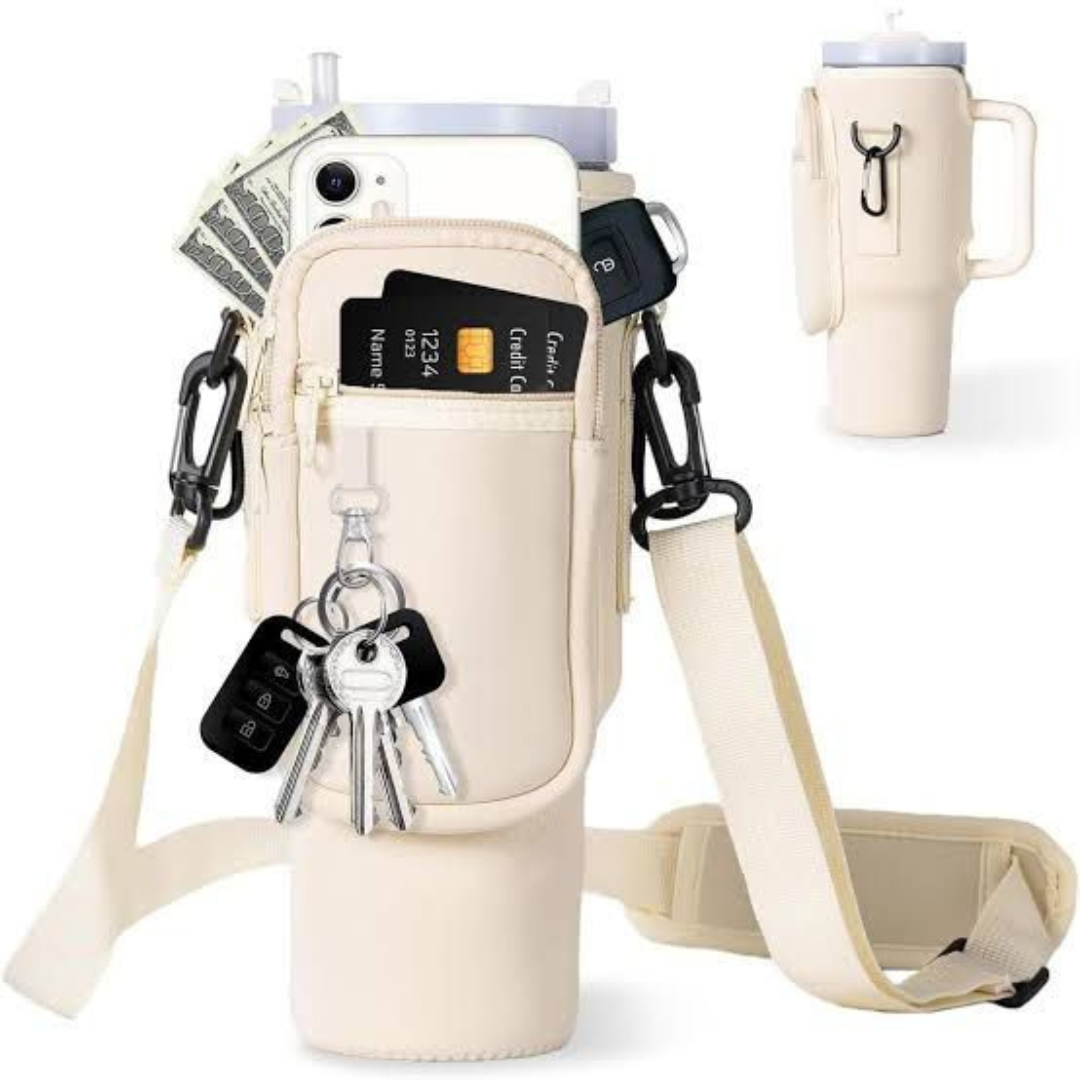 Stanley Tumbler Pouch – Beige White