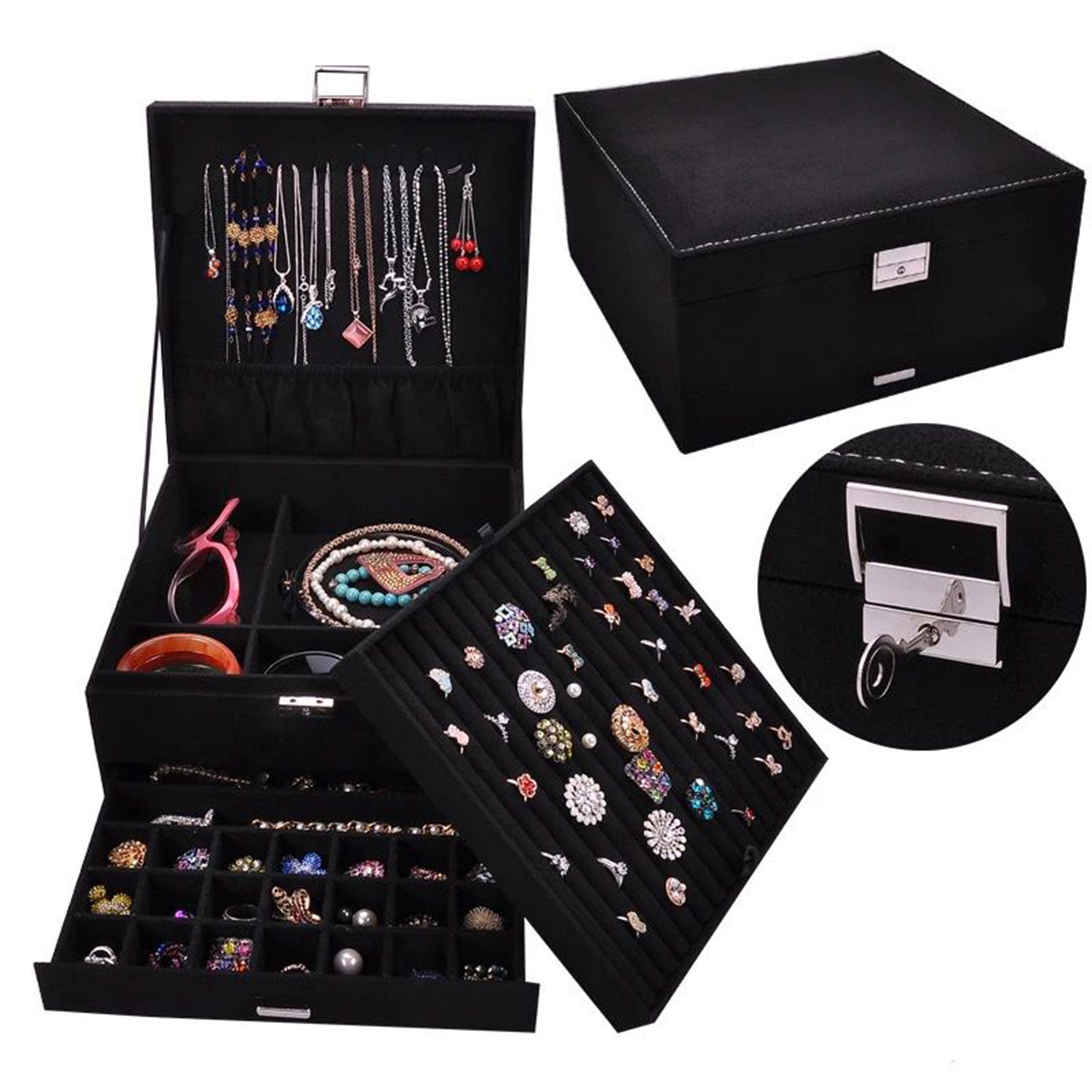 Velvet Jewelry Box