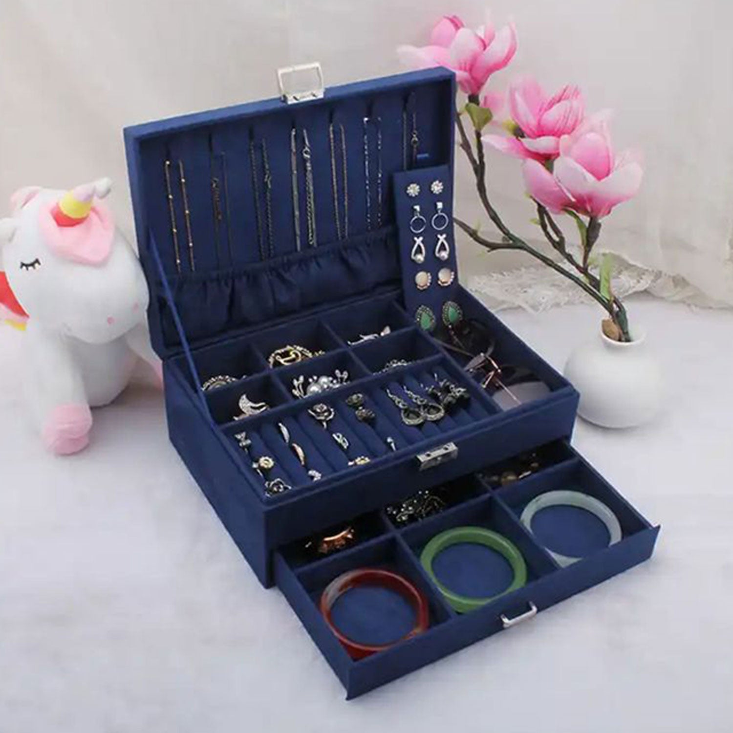 Velvet Jewelry Box