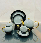 24 Pcs Ceramic Tea Set