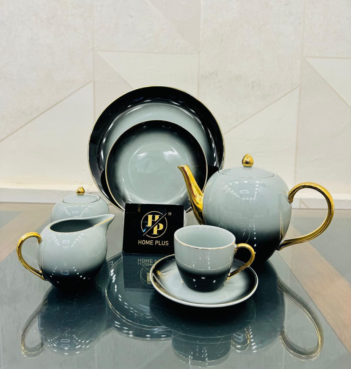 24 Pcs Ceramic Tea Set