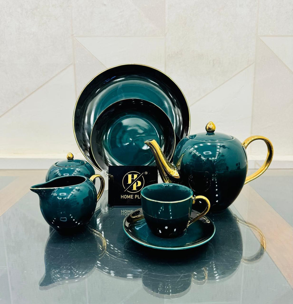 24 Pcs Ceramic Tea Set