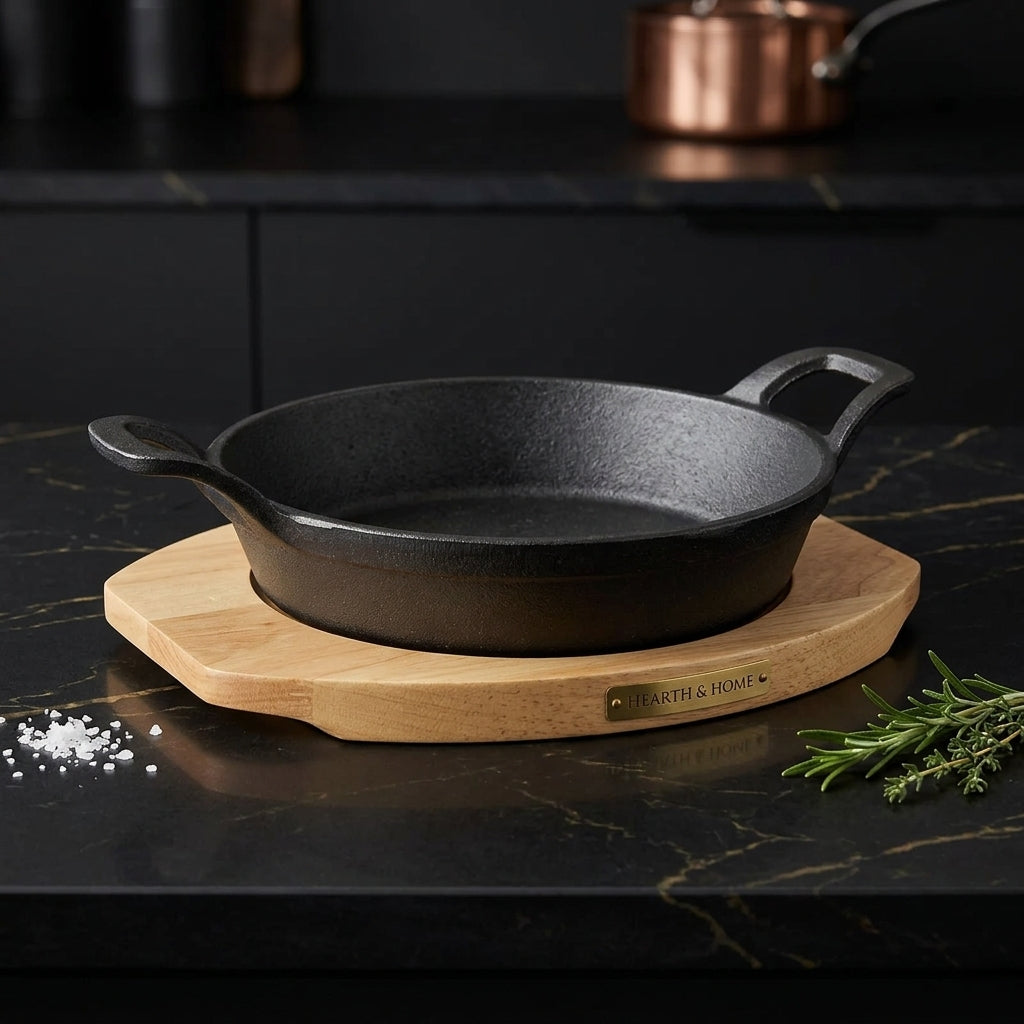 Griddle 18x4.3cm Cast Iron 8c