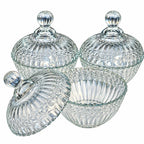 Classic 3-Piece Candy Jar Set – Premium Decorative Sweet & Snack Storage Jars R