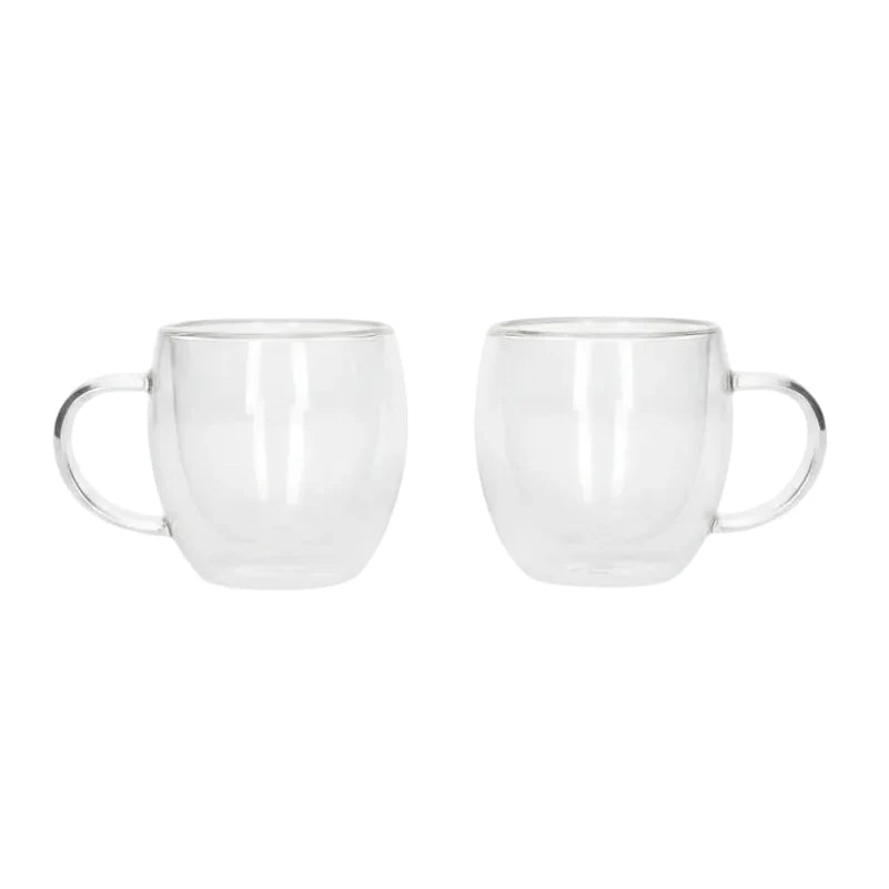 2Pcs D-Walled Mug Set 200ml 24c