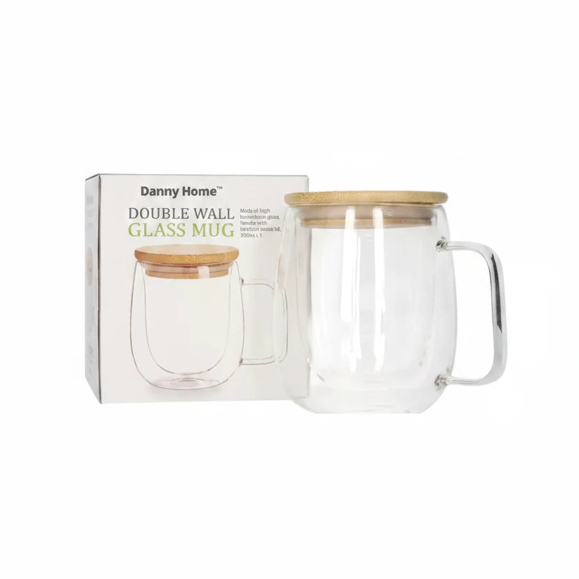 DANNY HOME DOUBLE WALL MUG 350ML