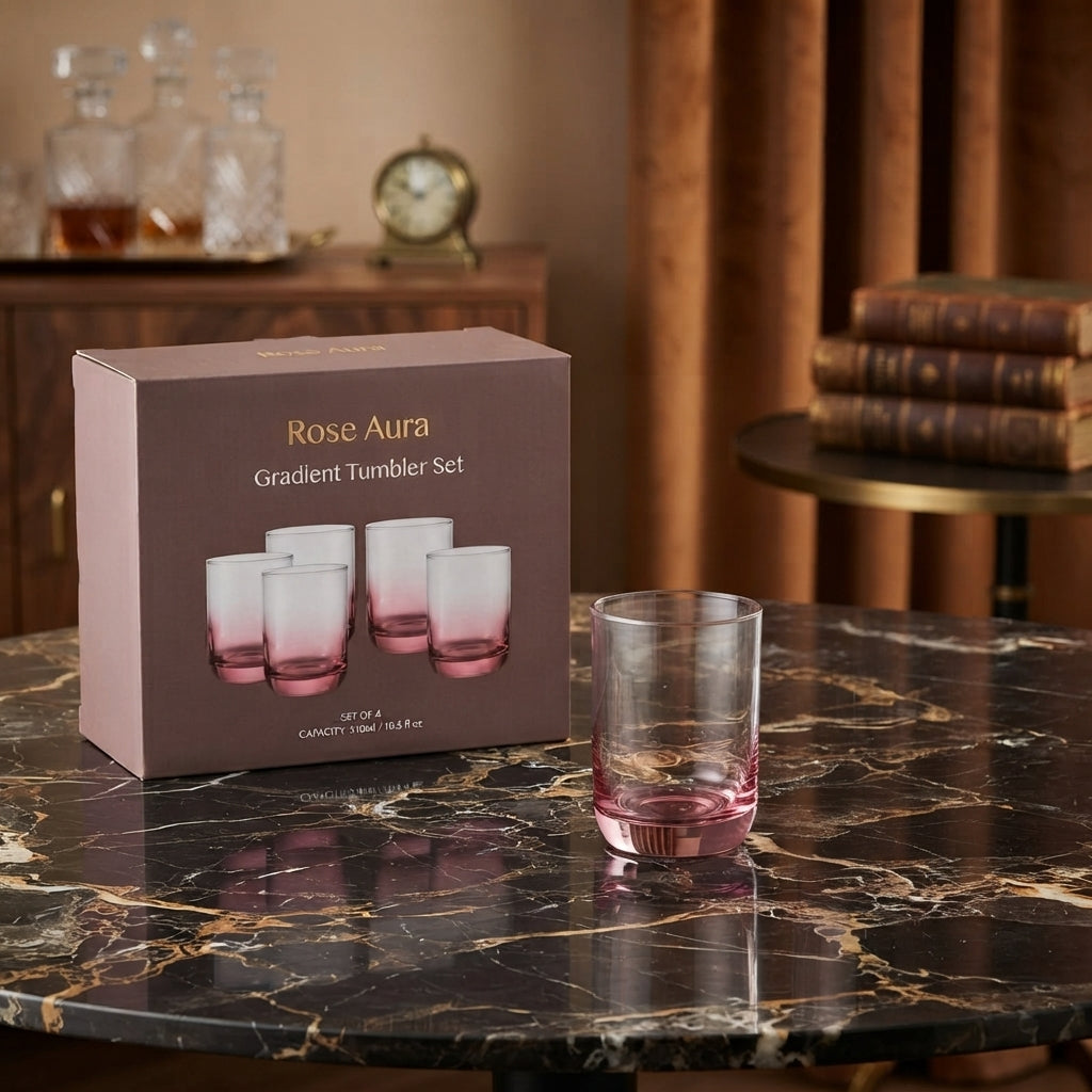 4Pcs Glass Set 310ml 12c