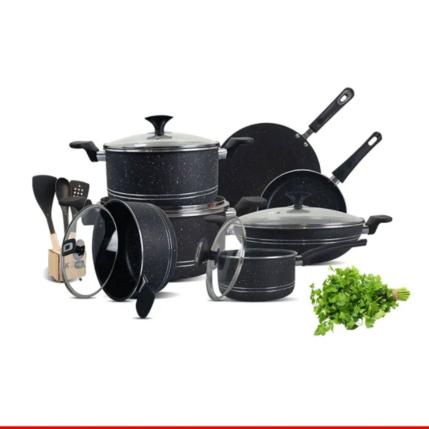 Domestic Non Stick Super Gift Set 18 PCS