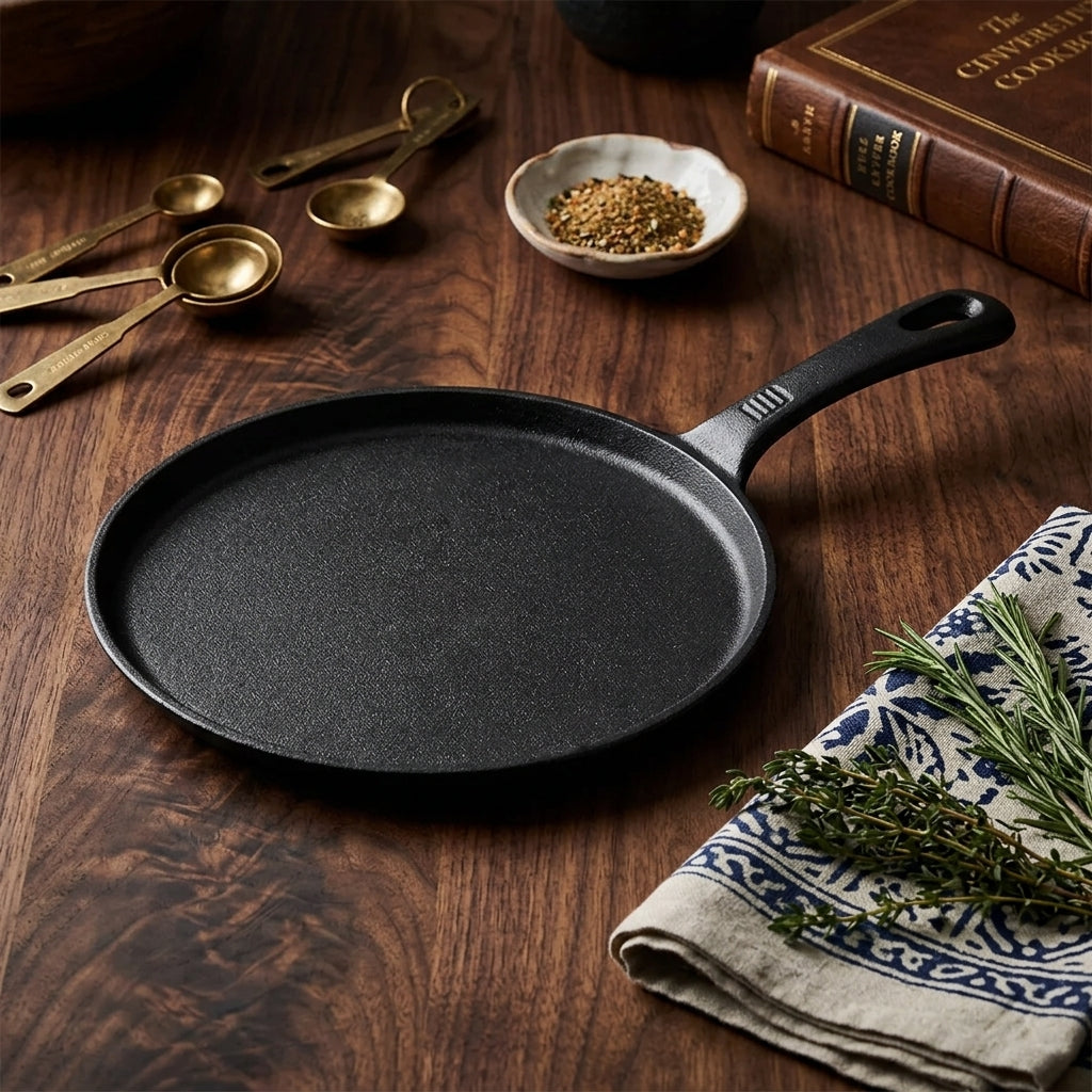 Skillet 13x1.6cm Cast Iron 30c