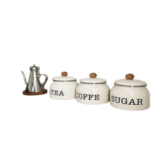 Tea, coffee, sugur jars