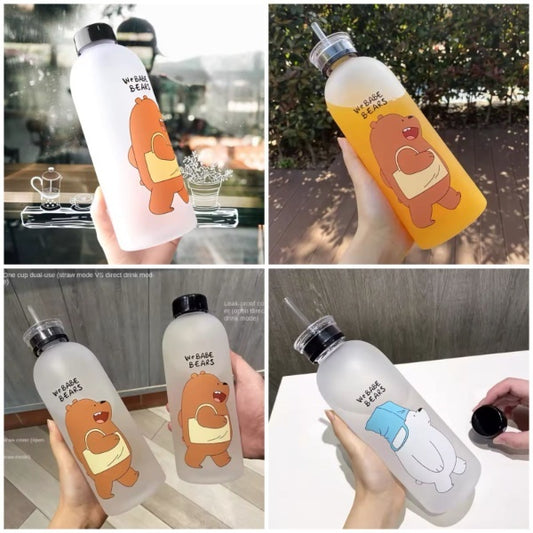 We baby bear frosted water bottle |1000ml