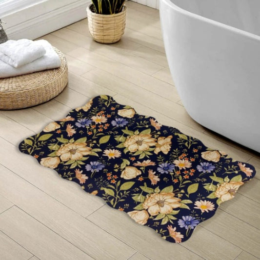 Non slip water absorbent bath mat 01