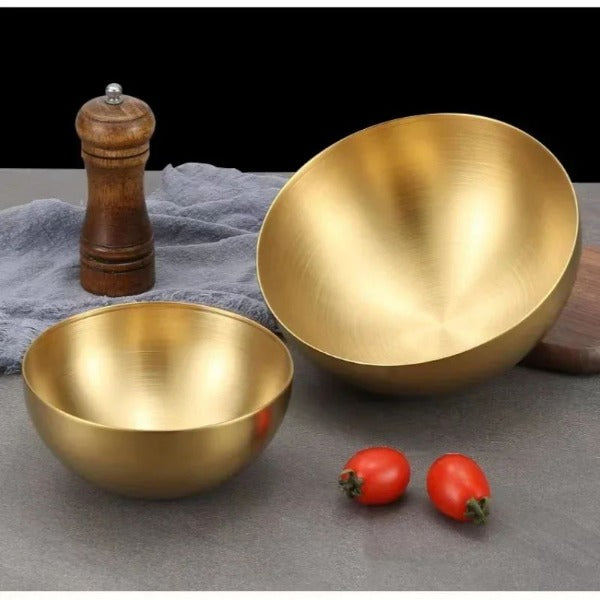 1 pcs Golden bowl