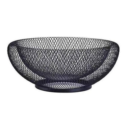 Metal wire mesh fruit basket