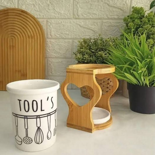 Ceramic spoon organizer