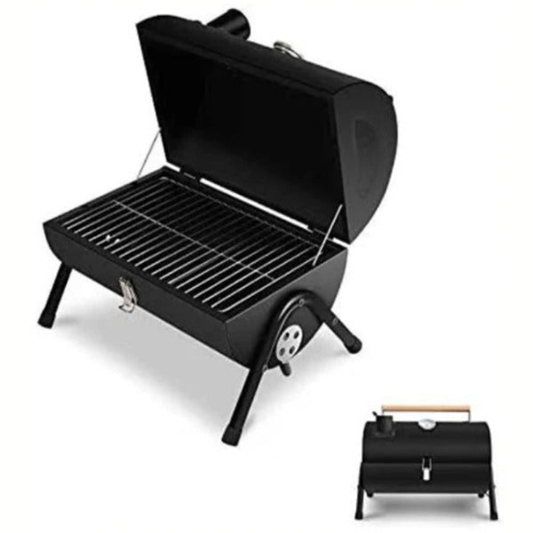 Heavy duty charcoal BBQ grill