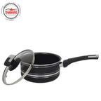 D-155 Domestic sauce pan 4-layer Marble coated size 18cm