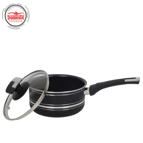 D-155 Domestic sauce pan 4-layer Marble coated size 18cm