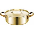 Golden hotpot style Serving pot