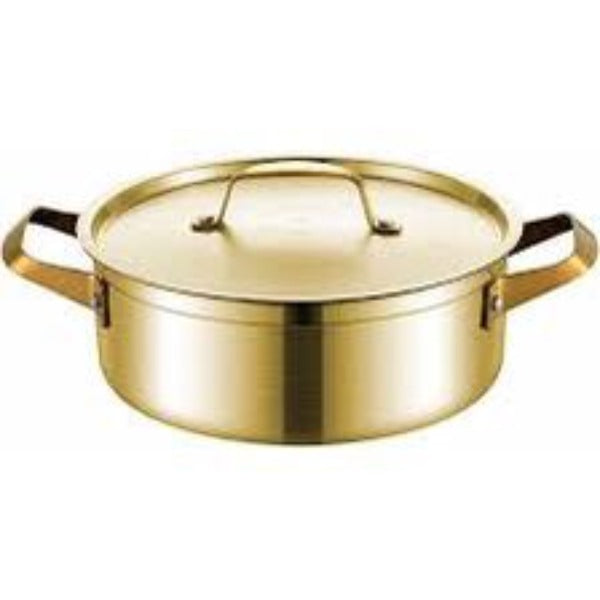 Golden hotpot style Serving pot
