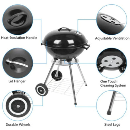 Apple charcoal stove BBQ grill