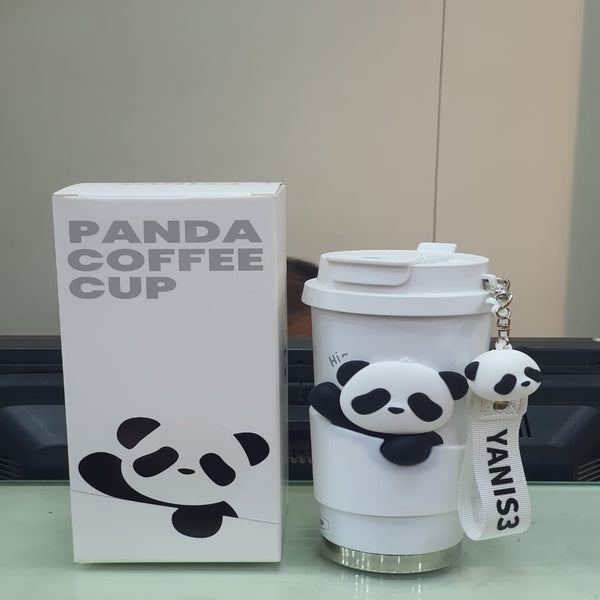 Stainless steel panda coffee cup