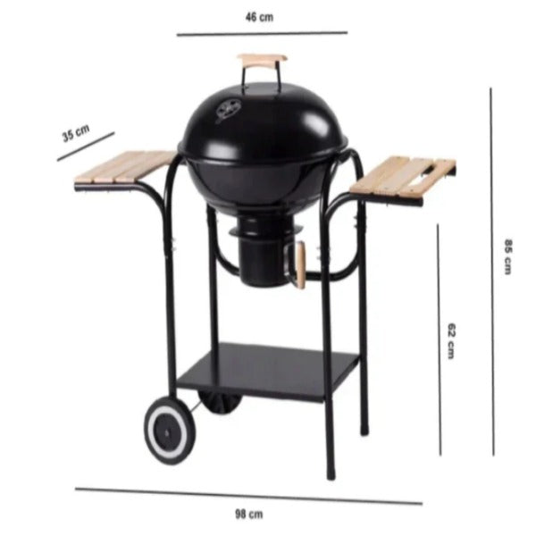 Outdoor BBQ charcoal grill stove