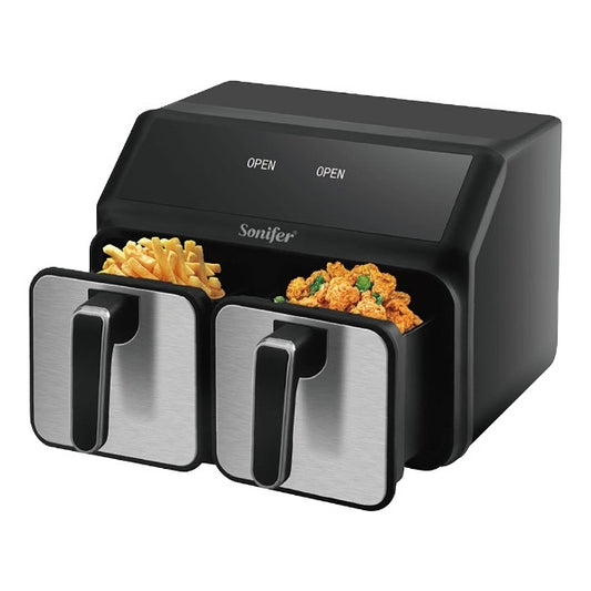 Sonifer Dual Air fryer (220w) independent cooking function