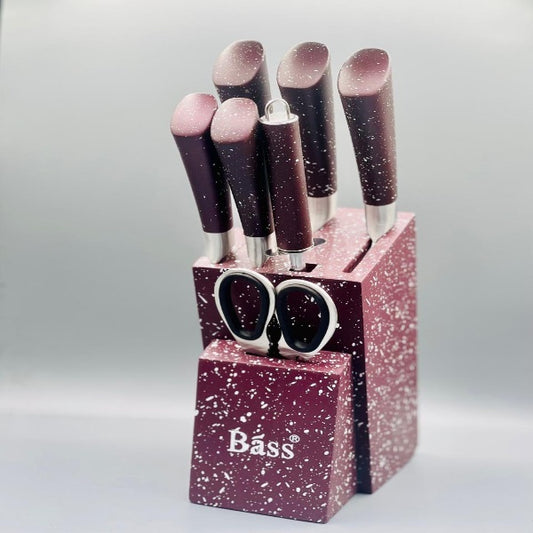 Bass 8pcs kitchen knife set