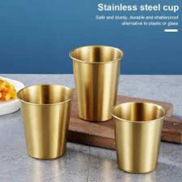 Golden stainless steel Glass(plain)